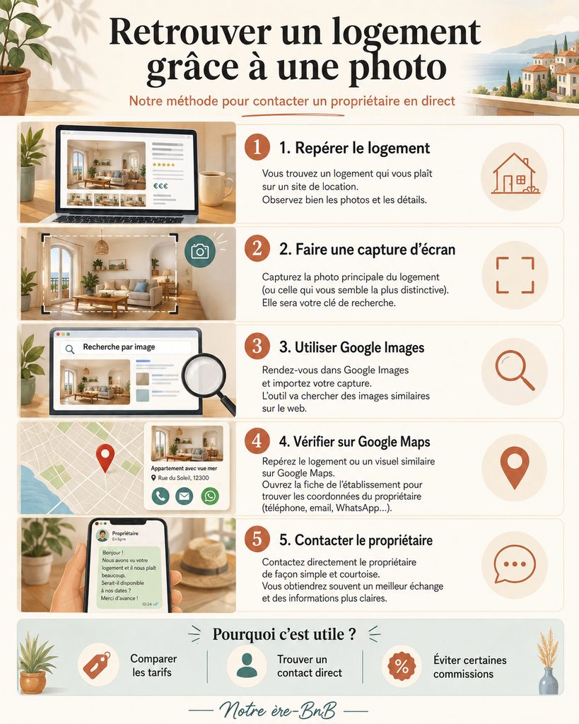 Retrouver un logement grâce à une photo